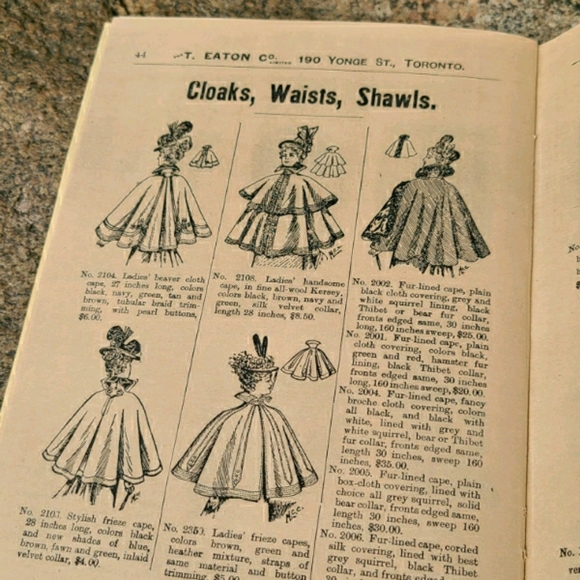1897 Eaton Christmas Catalogue - Picture 3 of 5